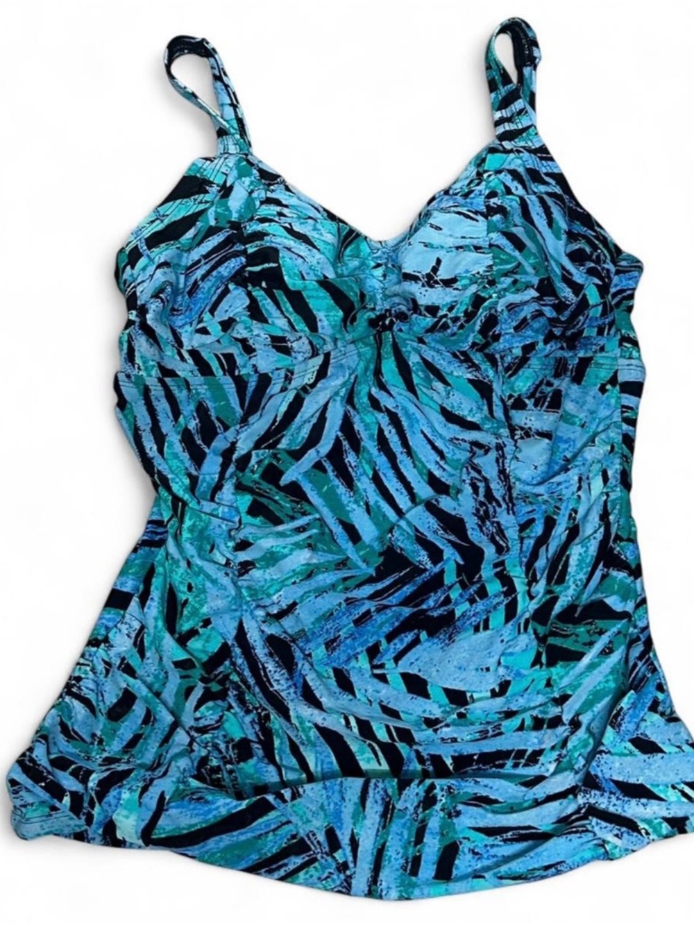 Blue & Teal Tankini Size: 12